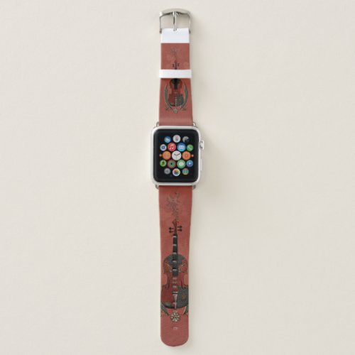 Wonderful steampunk violin apple watch band