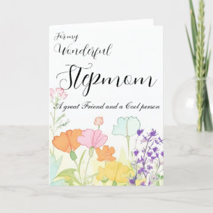 Wonderful Stepmom Card for Mother's Day