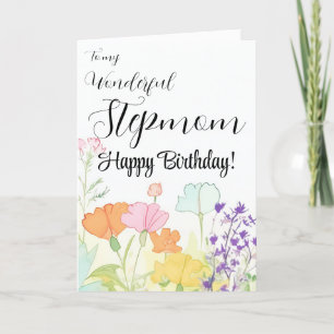 Wonderful Stepmom Card for Stepmom's Birthday
