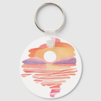 Wonderful Sunset Keychain