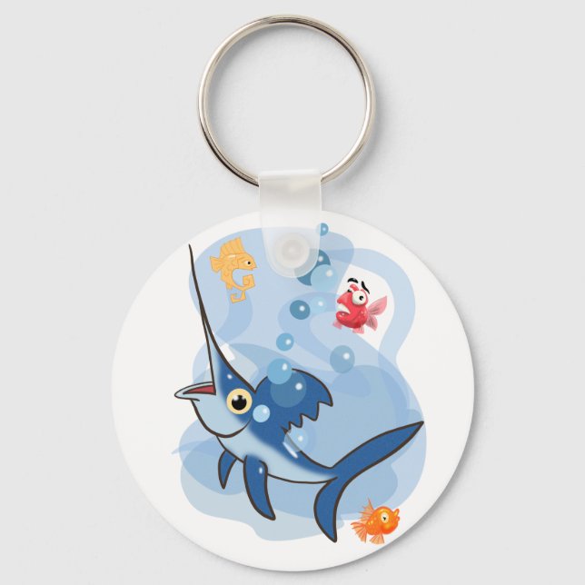 Wonderful swordfish keychain (Front)