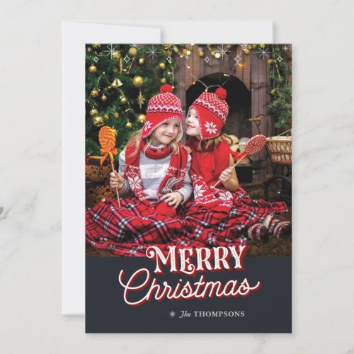 Wonderful Time of the Year Christmas Photo Card