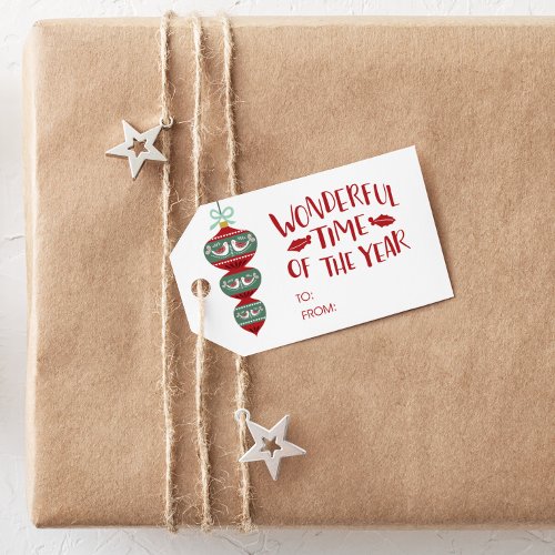Wonderful Time of the Year TOFROM Gift Tag