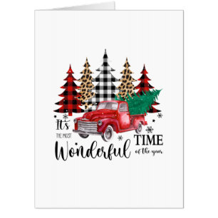 Wonderful Time Of Year Christmas Card 