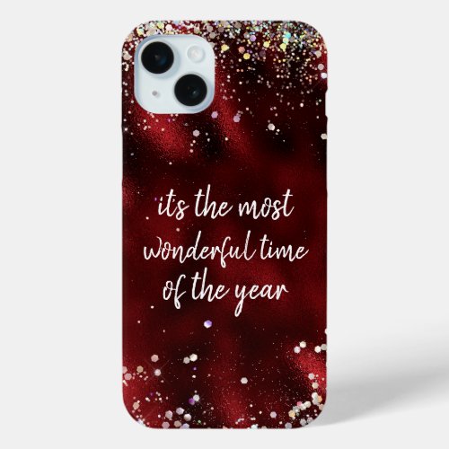  Wonderful Time of Year Christmas iPhone 15 Plus Case