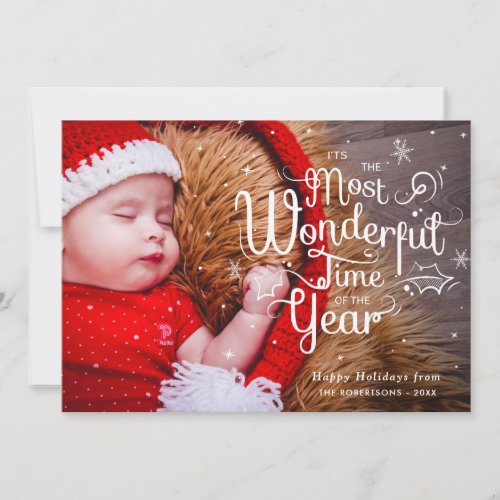 wonderful time photo overlay Christmas holiday