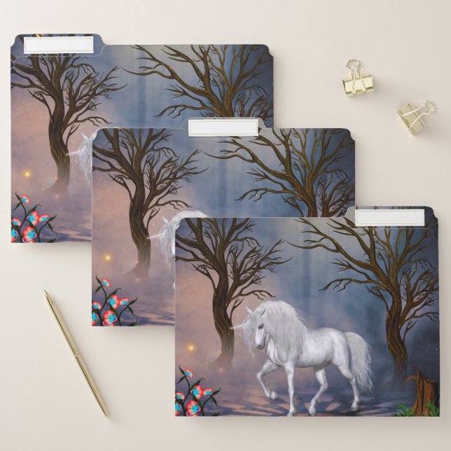 Wonderful unicorn file folder (Set)