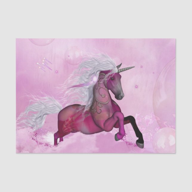 Wonderful unicorn tissue paper (Front)