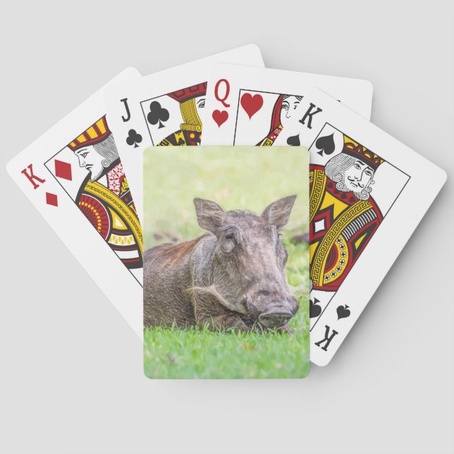 Wonderful Warthog Playing Cards (Back)