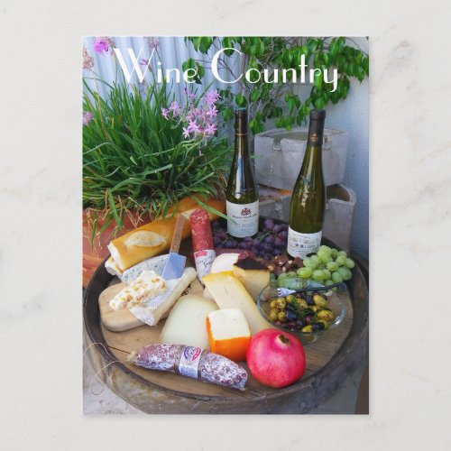 Wonderful Wine Country Postcard Postcard