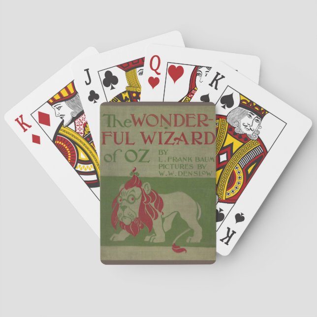 Wonderful Wizard of Oz Book Cover Poker Cards (Back)