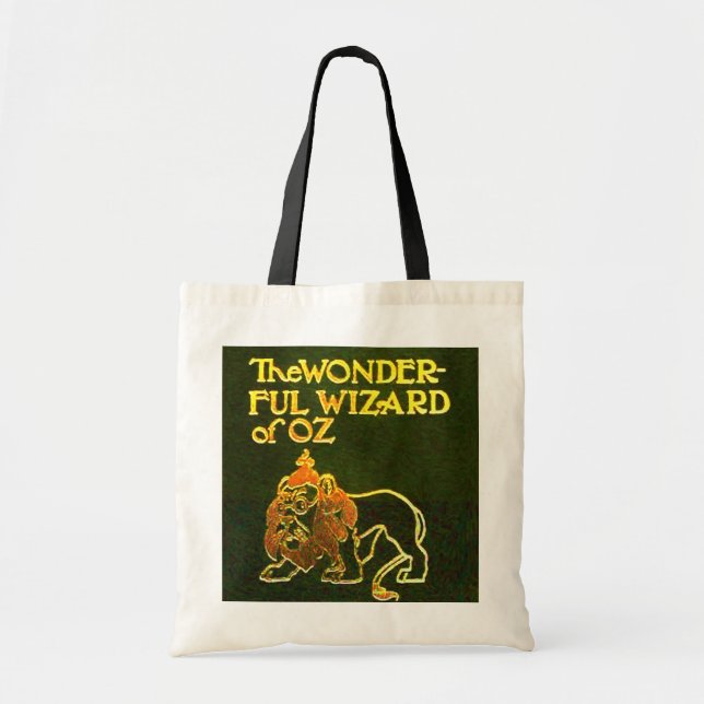 Wonderful Wizard of Oz Cowardly Lion Book Bag (Front)