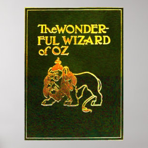 Wonderful Wizard of Oz Cowardly Lion Poster
