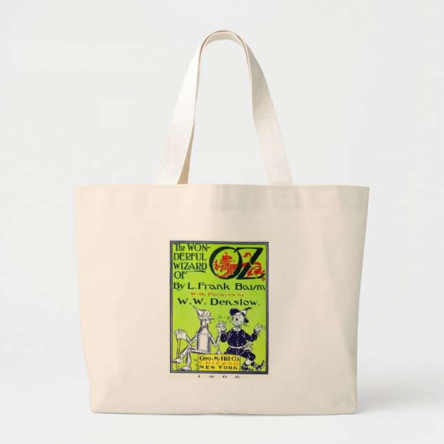 Wonderful Wizard Of Oz Large Tote Bag (Front)