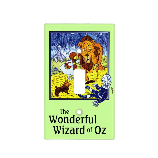 Wonderful Wizard of Oz Light Switch Cover (Front)