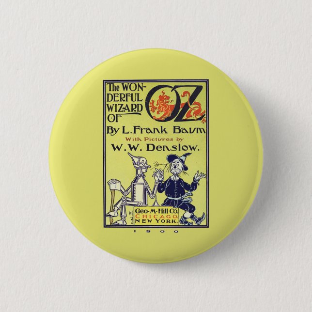 Wonderful Wizard of Oz Pinback Button (Front)