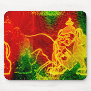 Wonderful Wizard Oz Cowardly Lion Mouse Pad