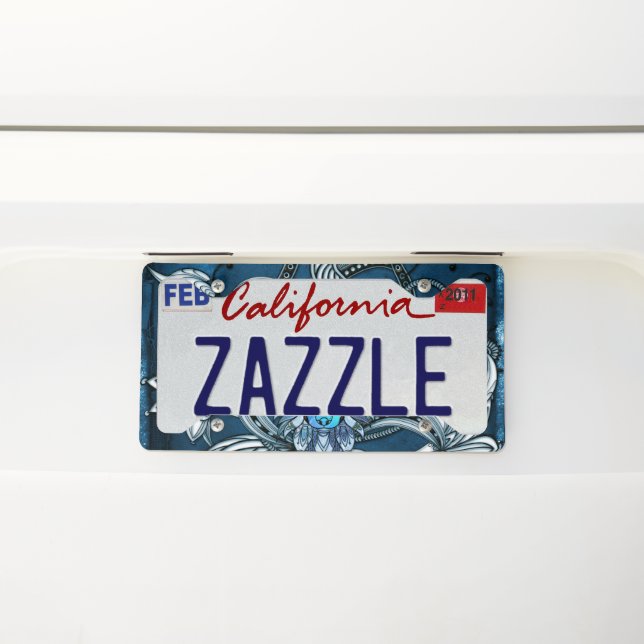 Wonderful wolf. license plate frame (On Car)