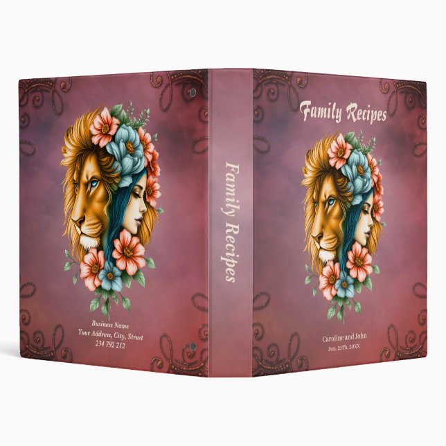 Wonderful woman whose long, flowing hair  3 ring binder (Background)