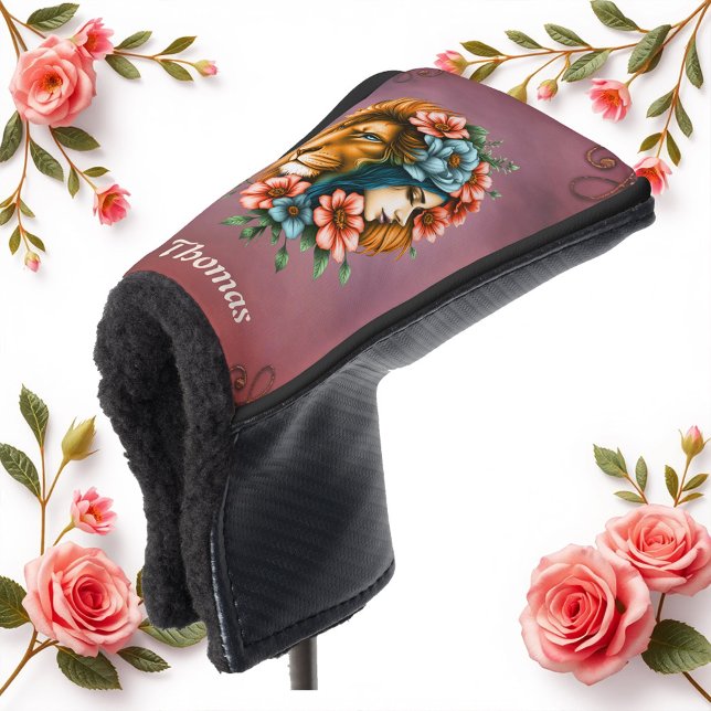 Wonderful woman whose long, flowing hair  golf head cover (Creator Uploaded)