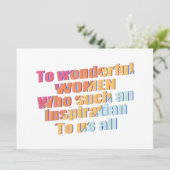 wonderful Women inspiration (Standing Front)