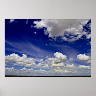 Wonderful World - Clouds of White Poster