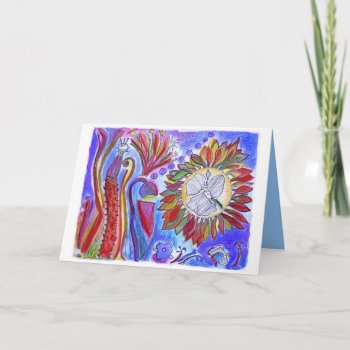Wonderful World Holiday Card by Julier at Zazzle
