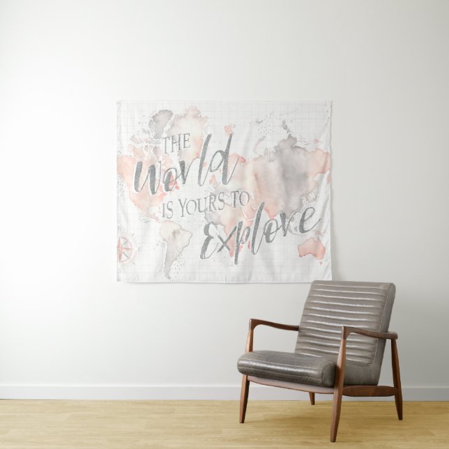 Wonderful World I Tapestry (In Situ (Horizontal))