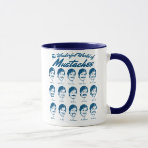 Wonderful World of Mustaches Mug