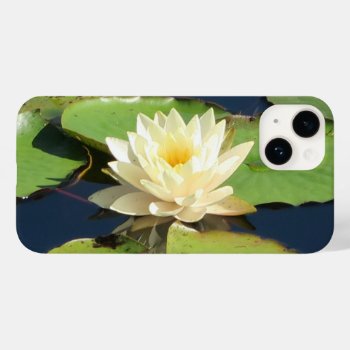 Wonderful Yellow Water Lily  Case-mate Iphone 14 Case by MehrFarbeImLeben at Zazzle