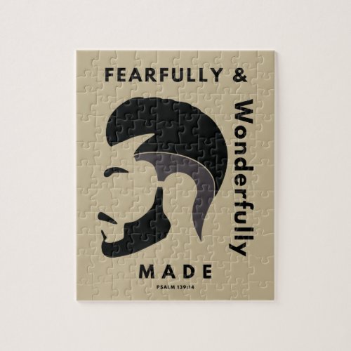 Wonderfully and Fearfully Made Mens Scripture Jigsaw Puzzle