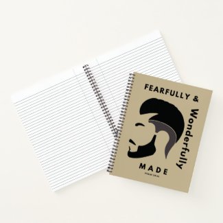 Wonderfully and Fearfully Made Men's Scripture Notebook
