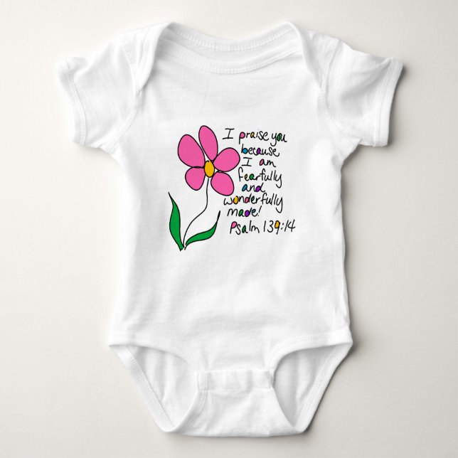 Wonderfully Made Baby Bodysuit (Front)