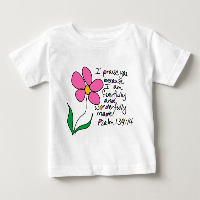 Wonderfully Made Baby T-Shirt (Front)