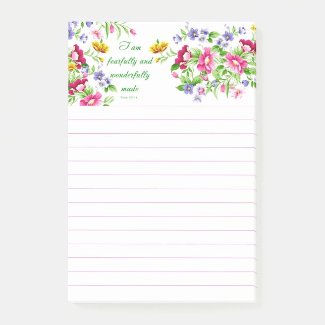 Wonderfully made post-it notes (Front)