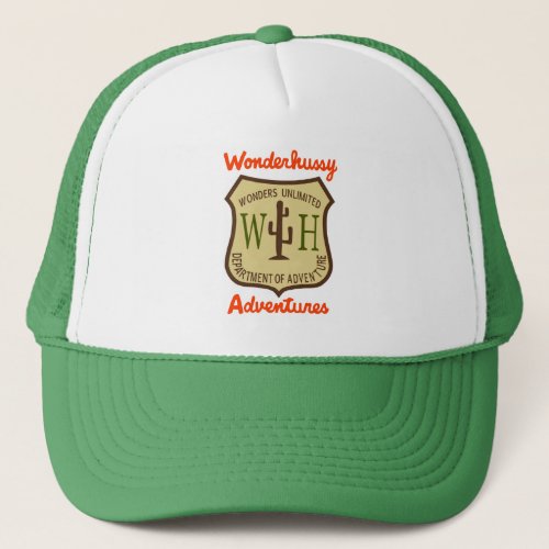 Wonderhussy Adventures Desert Badge Trucker Hat