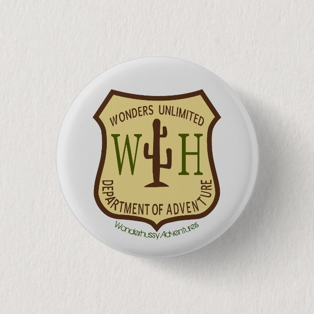 Wonderhussy Adventures Official Badge Button (Front)