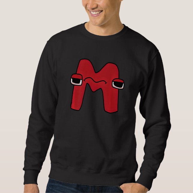 Wondering Letter M Alphabet Lore Sweatshirt (Front)