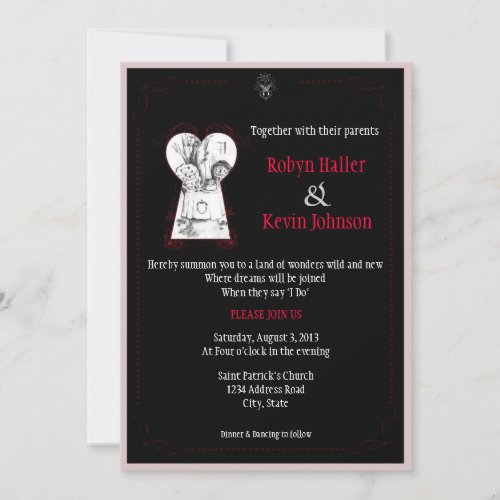 Wonderland 2 invitation