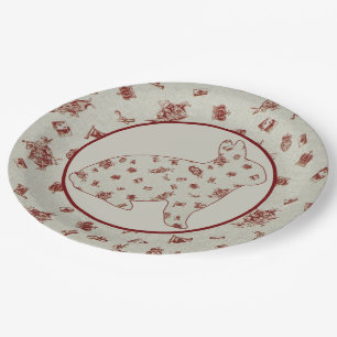 Wonderland 2 Rabbit Paper Plates