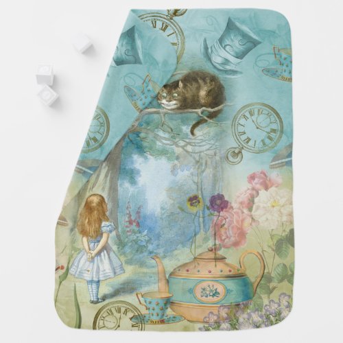 Wonderland _ Alice In Wonderland Baby Blanket