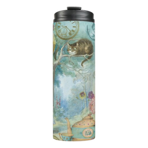 Wonderland _ Alice In Wonderland Collage Thermal Tumbler