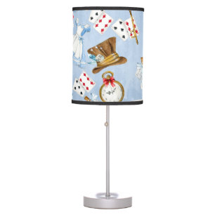 Wonderland Alice Pattern Table Lamp
