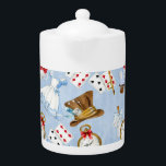 Wonderland Alice Pattern Teapot<br><div class="desc">This is a beautiful wonderland inspired design that makes the perfect gift.</div>