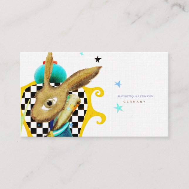 Wonderland Business Card (Front)