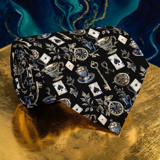 Wonderland Classic Pattern Necktie Tie (Creator Uploaded)