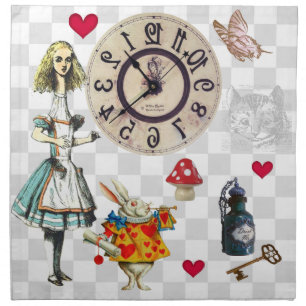 Wonderland Collage Napkin