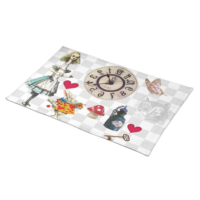 Wonderland Collage Placemat (On Table)