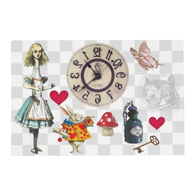 Wonderland Collage Placemat (Front)