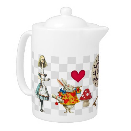 Wonderland Collage Teapot